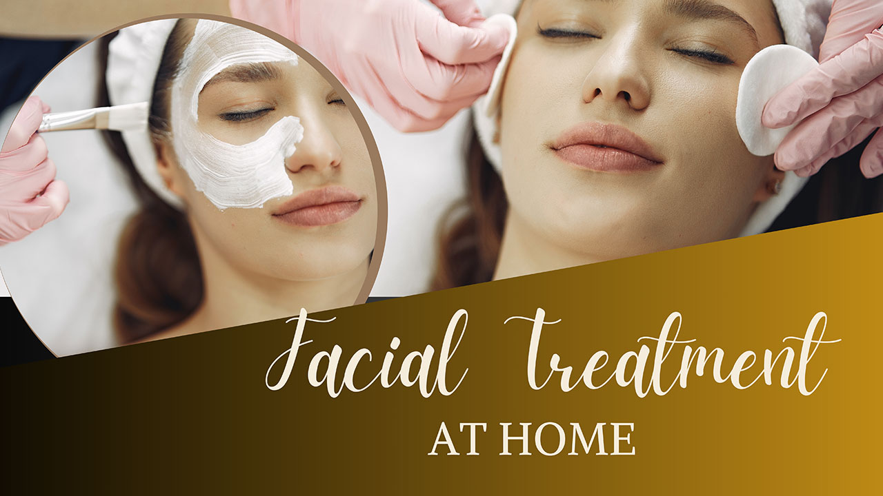 Facial treatment at home
